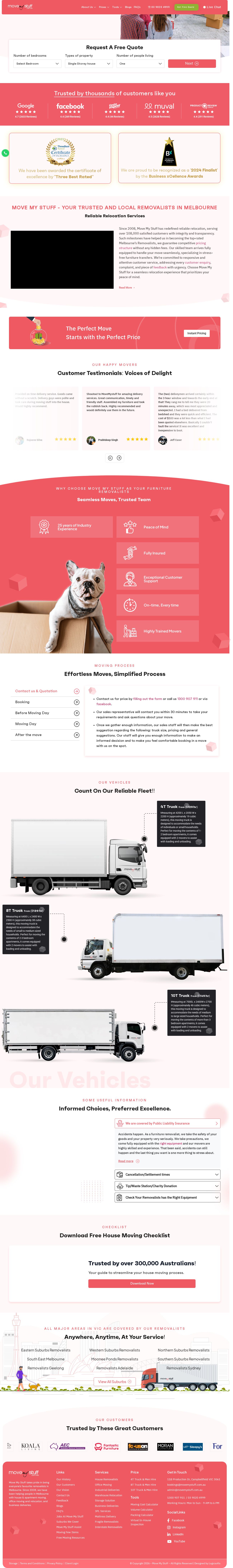 Two Men And a Truck website