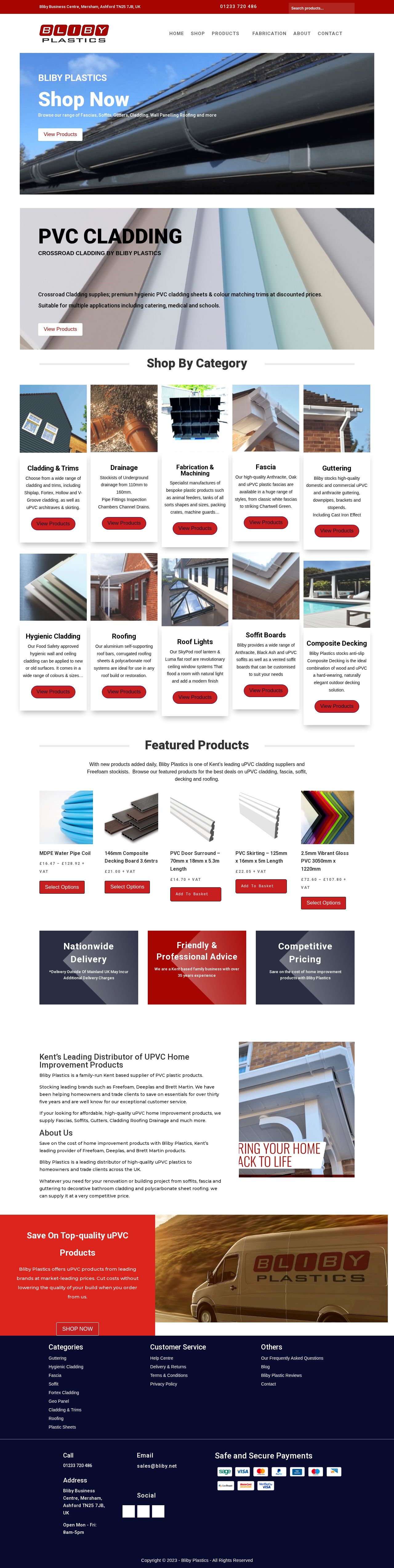 Bliby Plastics website