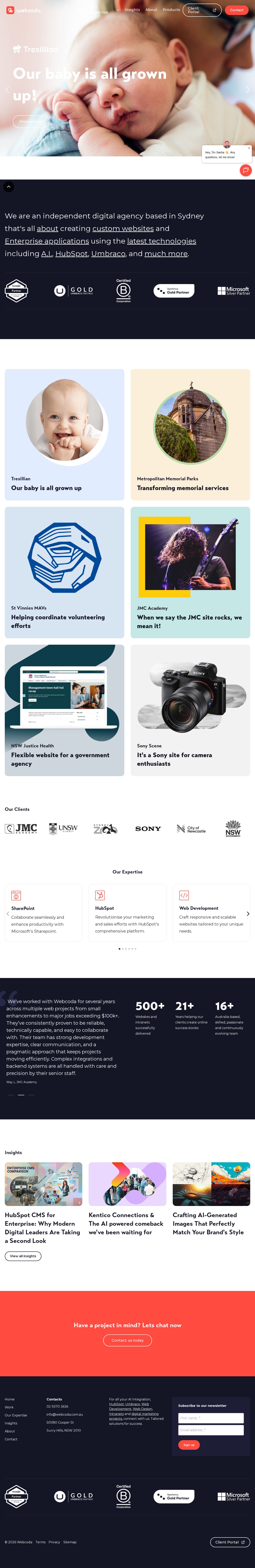 Webcoda - Web Design & SharePoint Developers website
