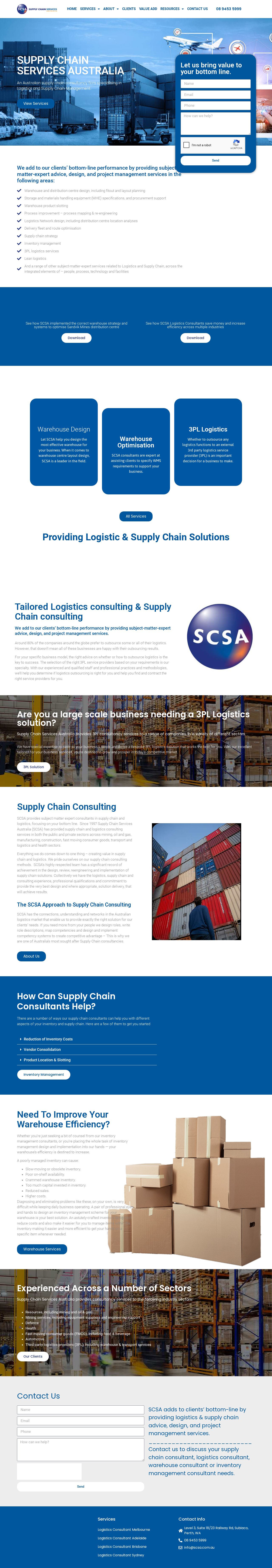 SCSA website