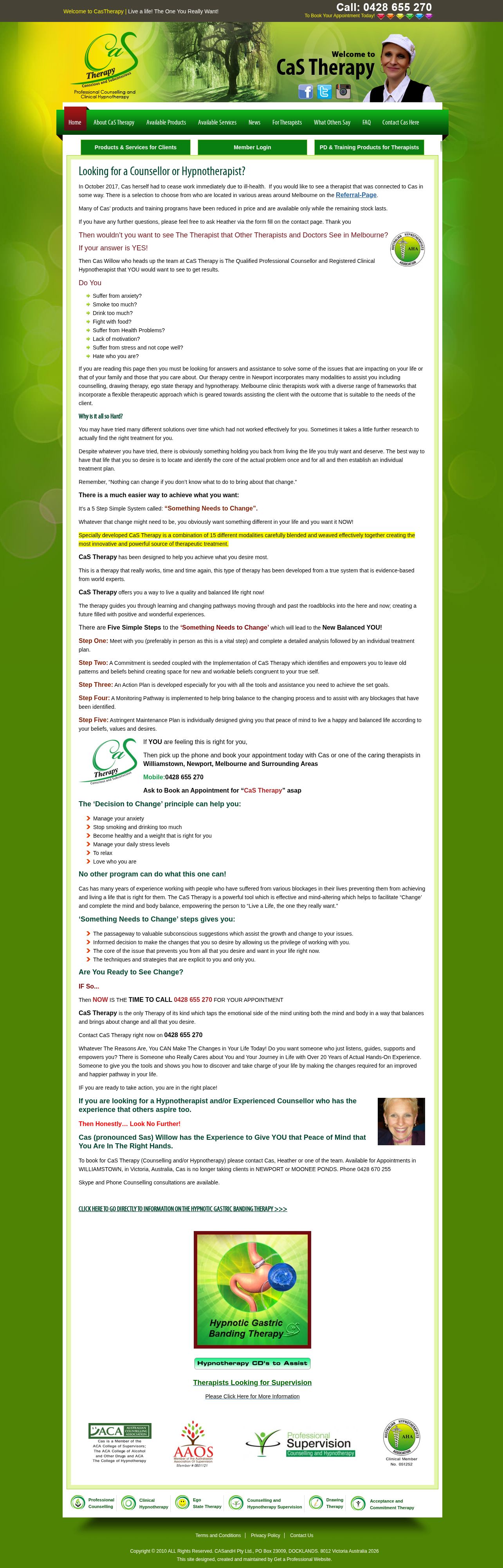 Cas Willow website