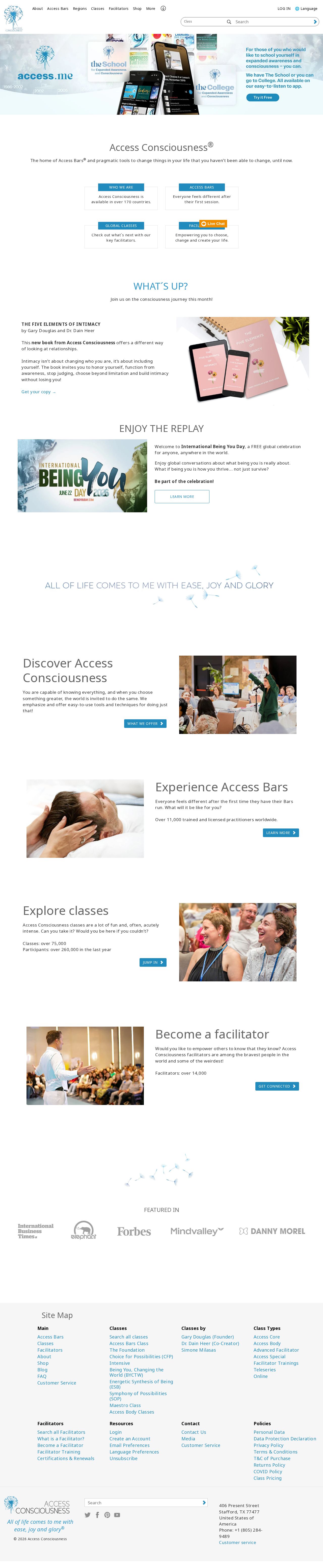 Access Consciousness website