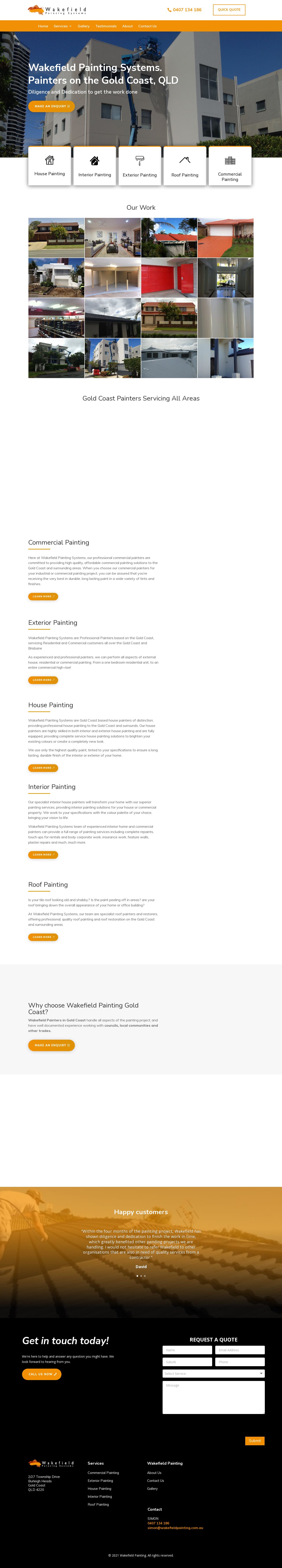 Wakefield Painting Systems website