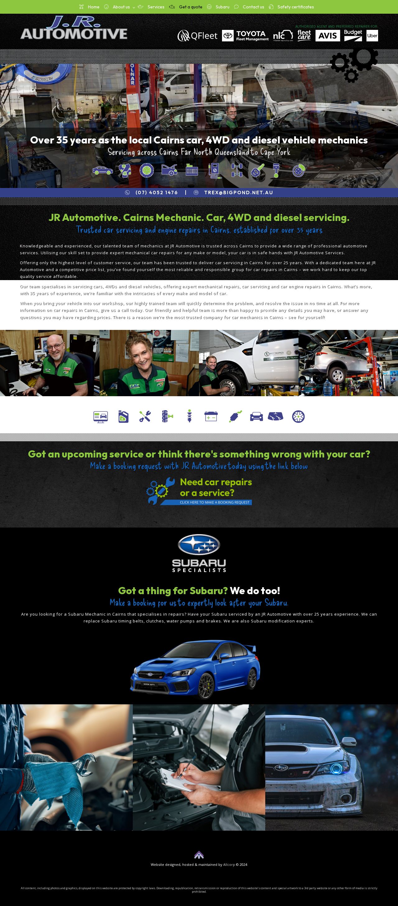 JRAutomotive website