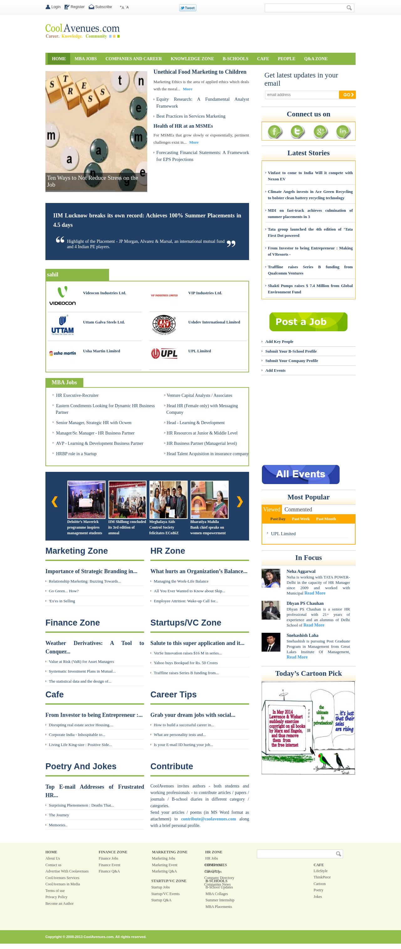 MBA Colleges website