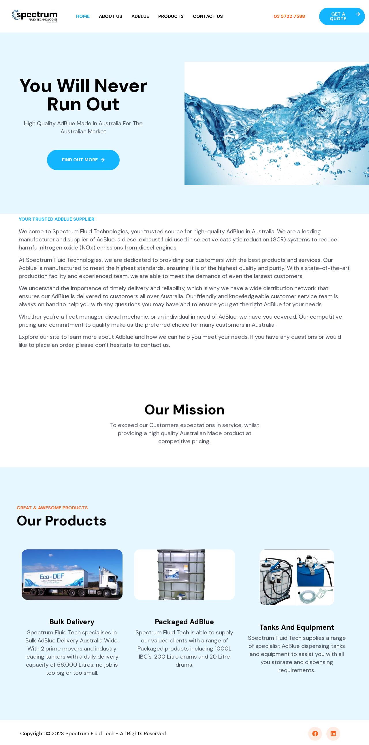 Diesel Exhaust Fluid website