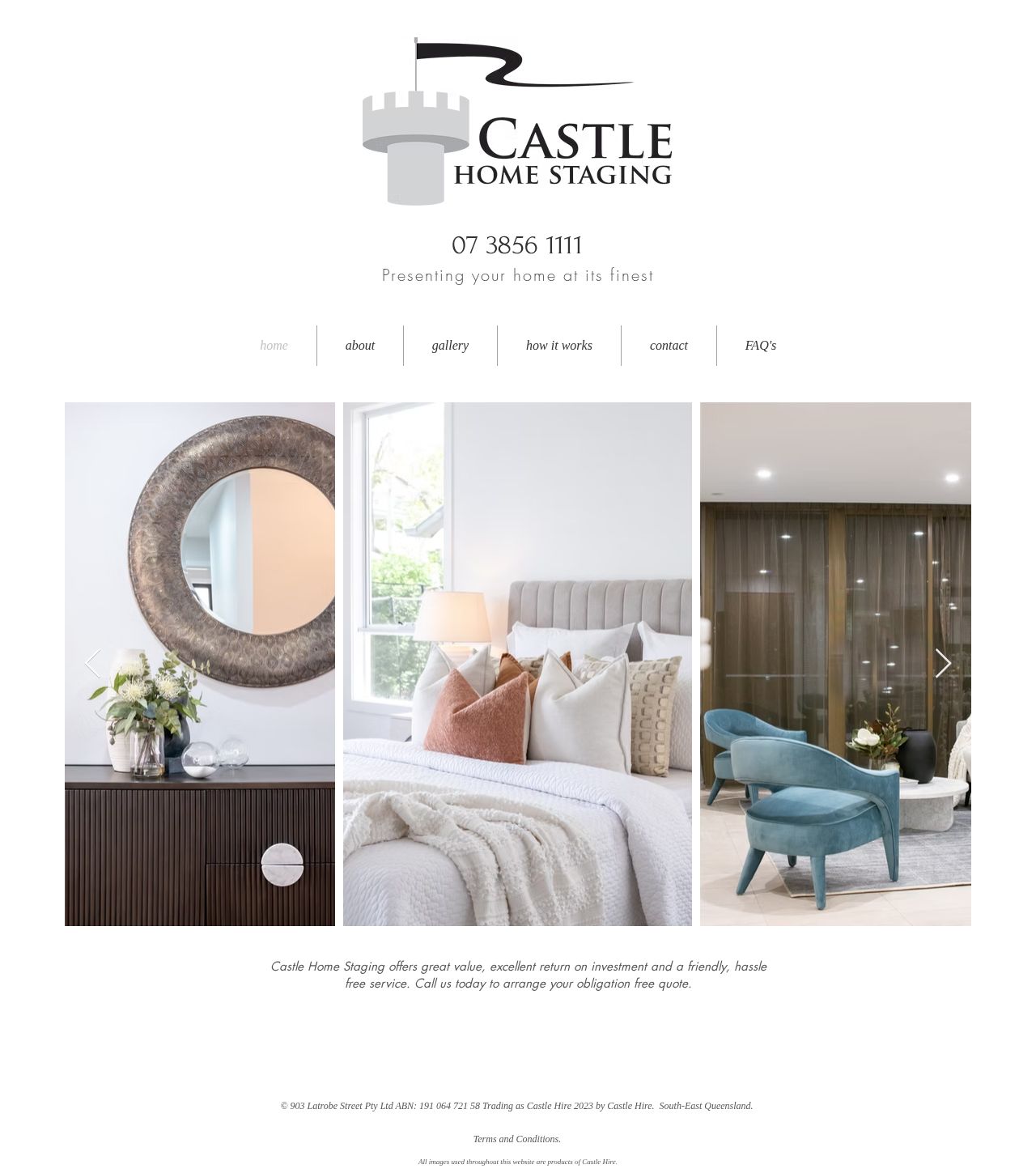 Castle Hire website