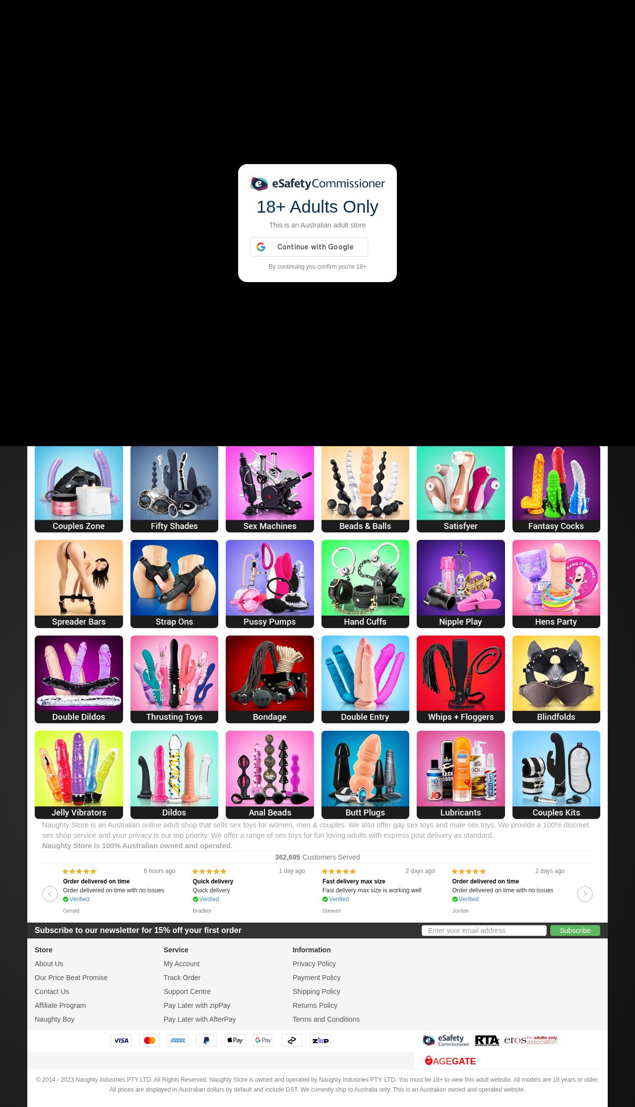 Get Sexy Australia website