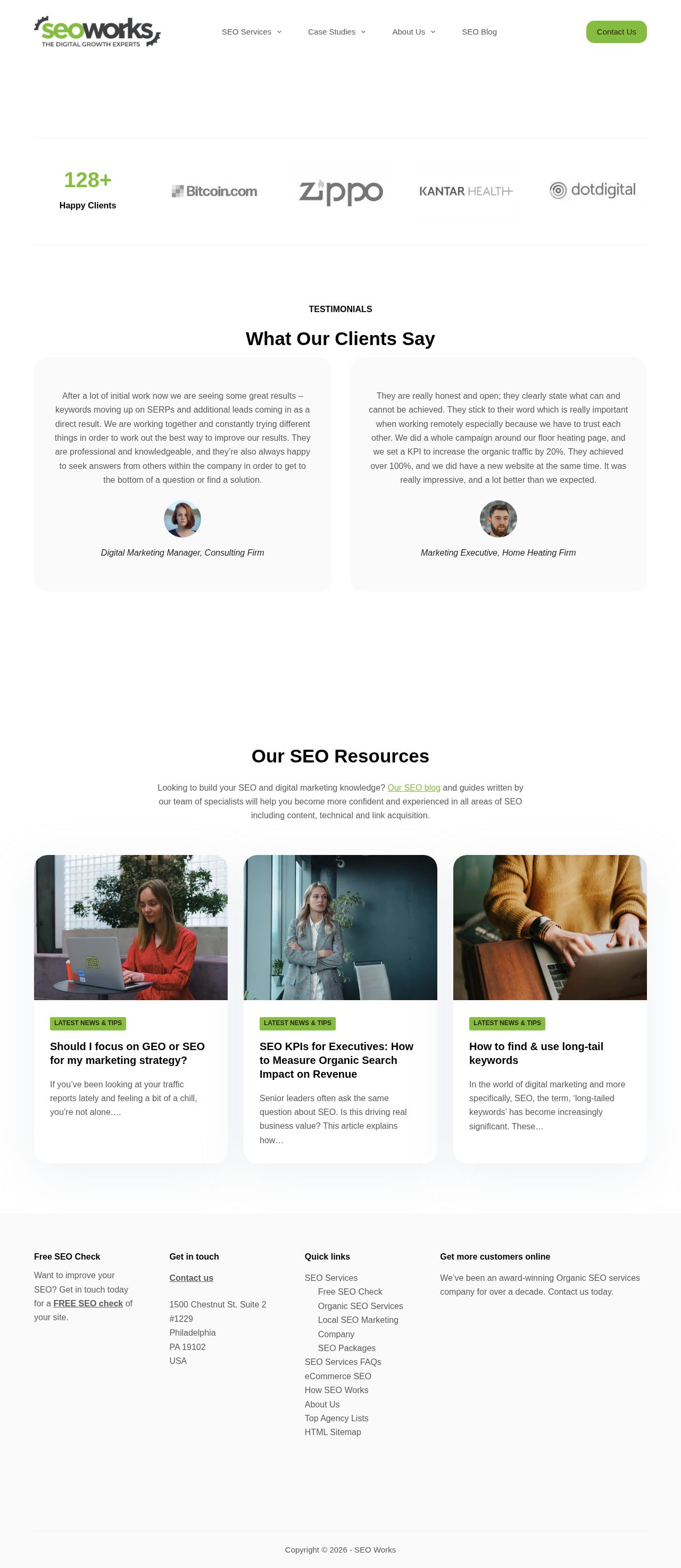 SEO Works website