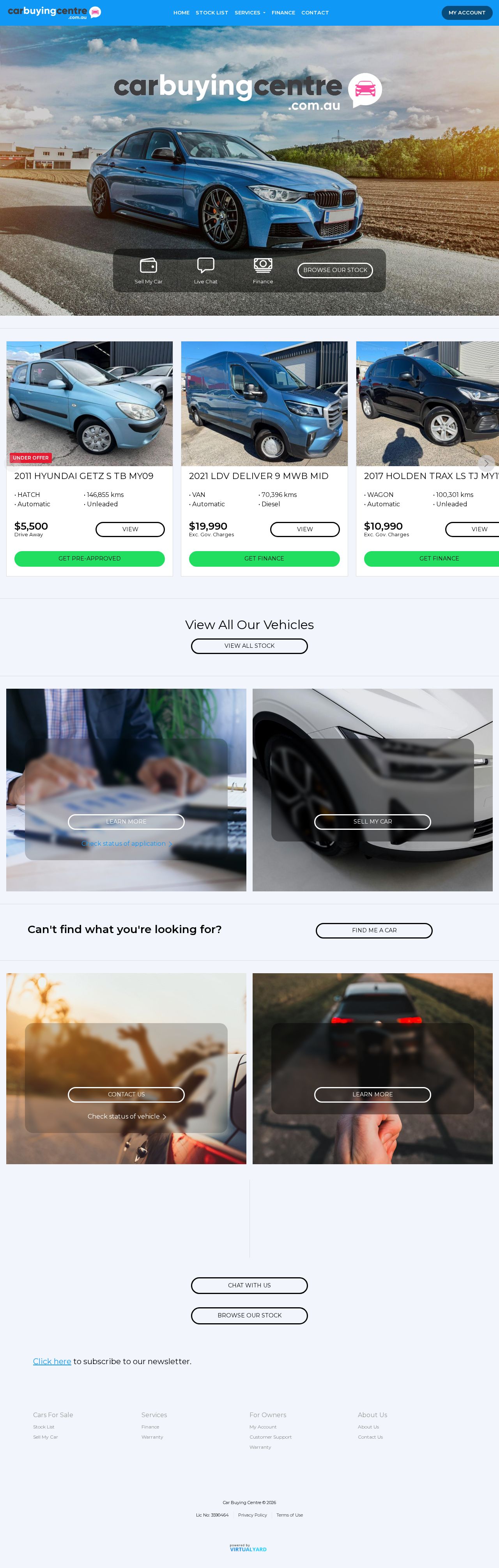 carbuyingcentre website