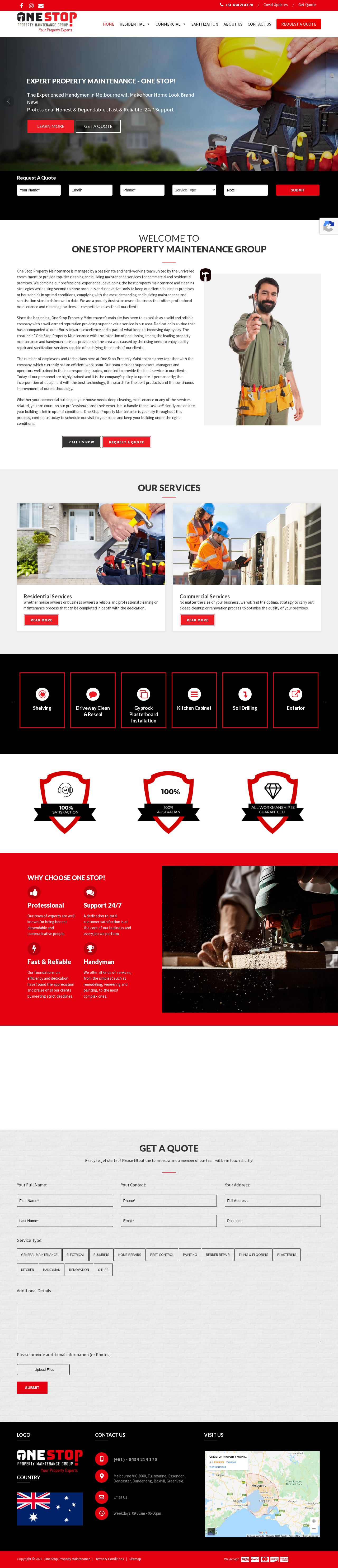 ONE STOP PROPERTY MAINTENANCE GROUP website