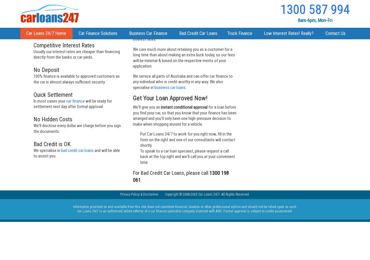 CarLoans 247 website