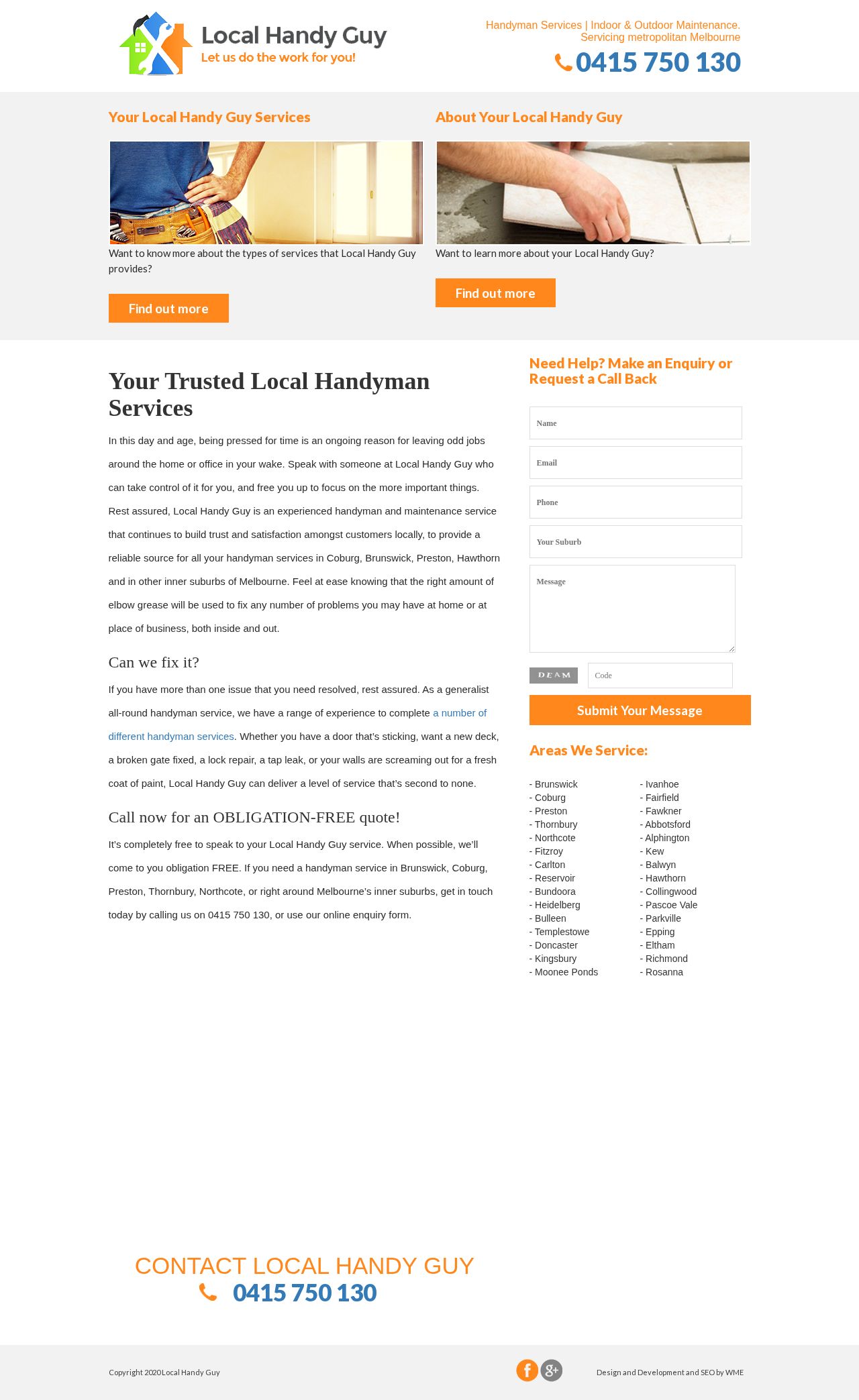 Local Handy Guy website