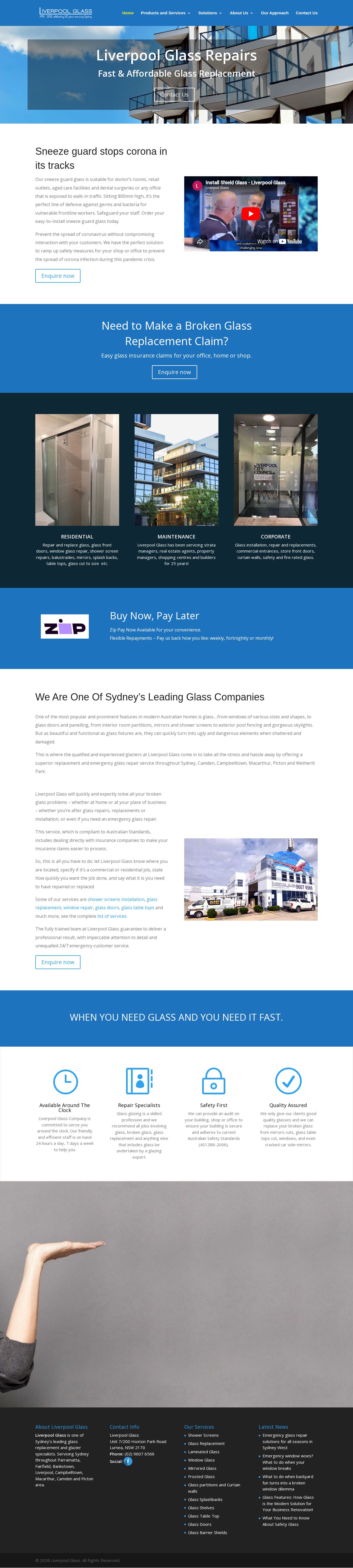 Liverpool Glass Co website
