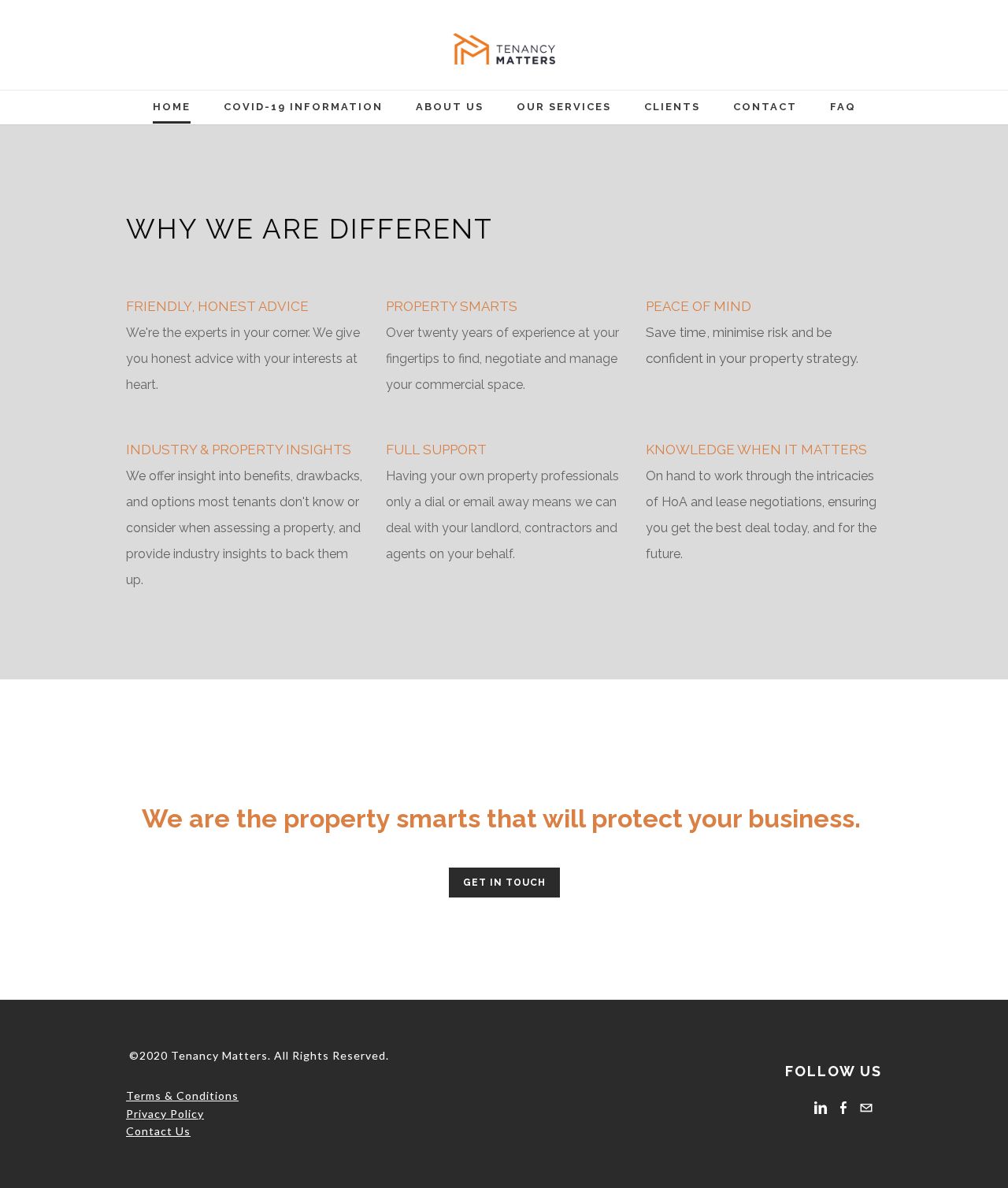 Tenancy Matters website
