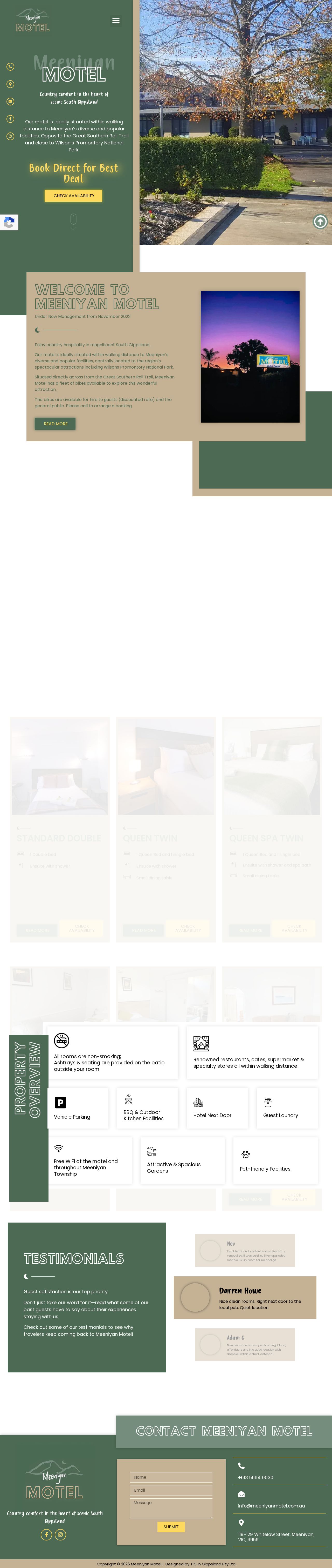 Meeniyan Motel website