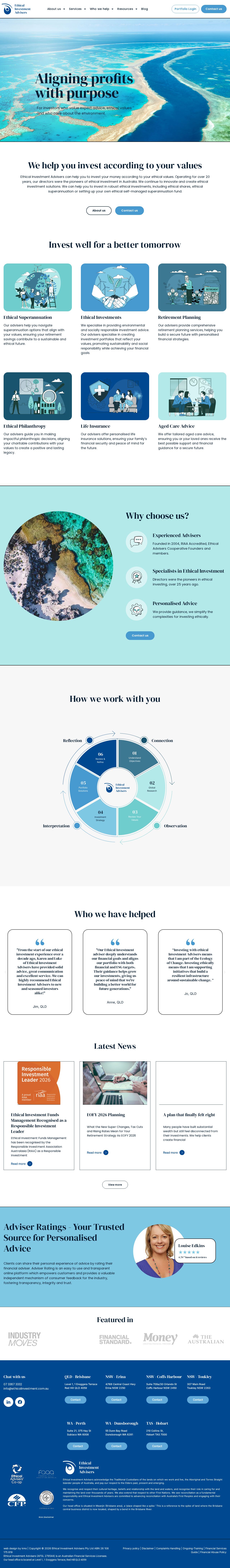 Ethical Investment website