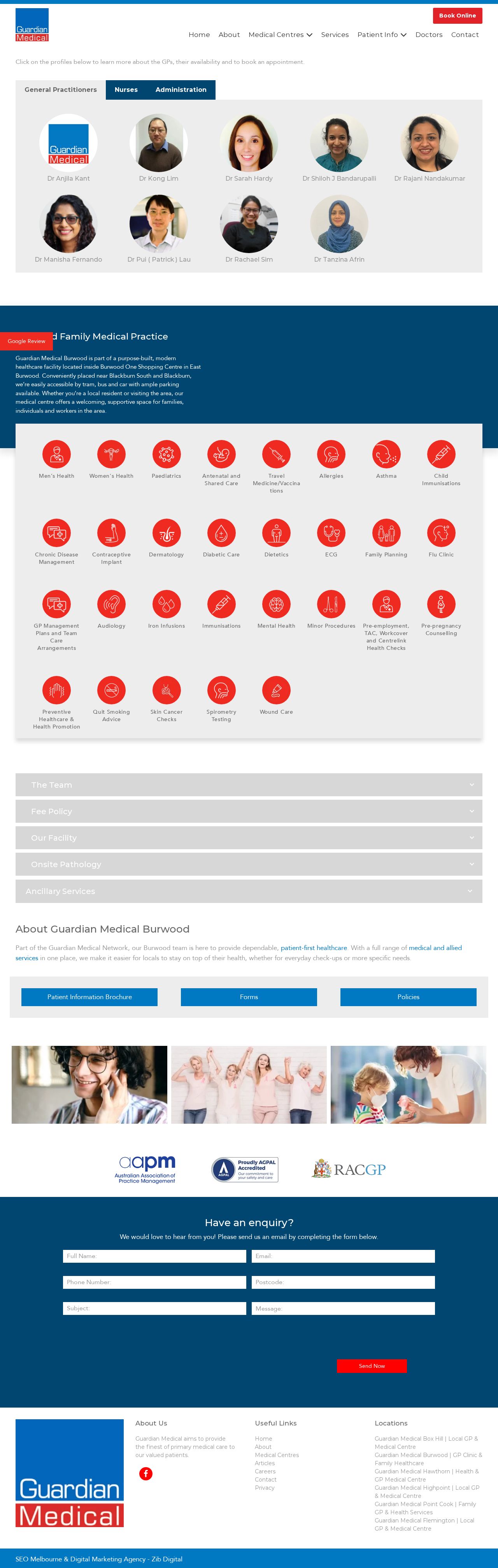 Guardian Medical website
