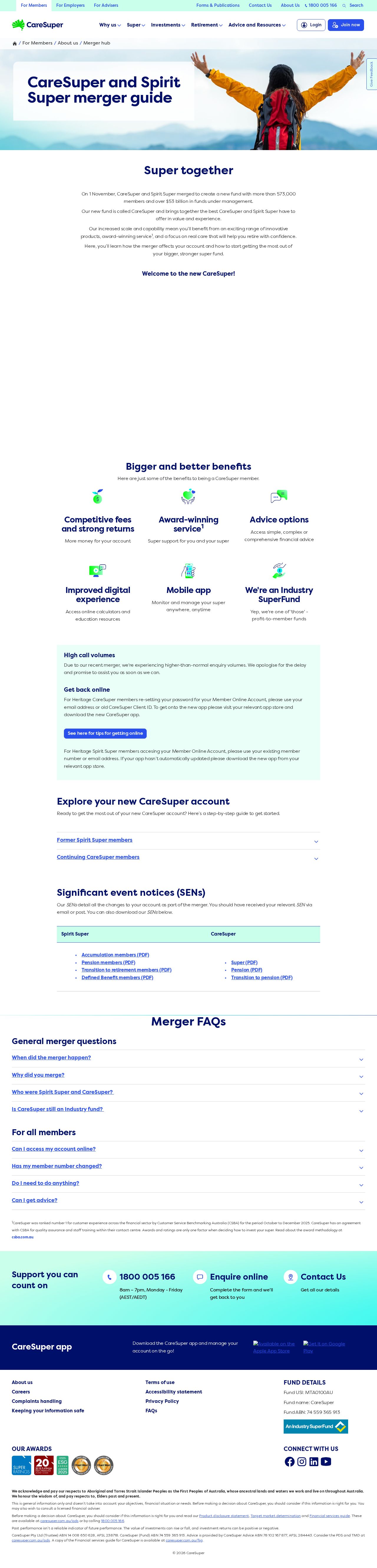MTAA Super website
