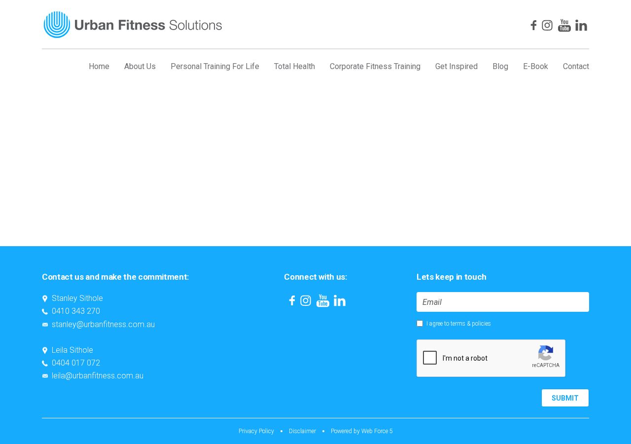 Urban Fitness Solutions website