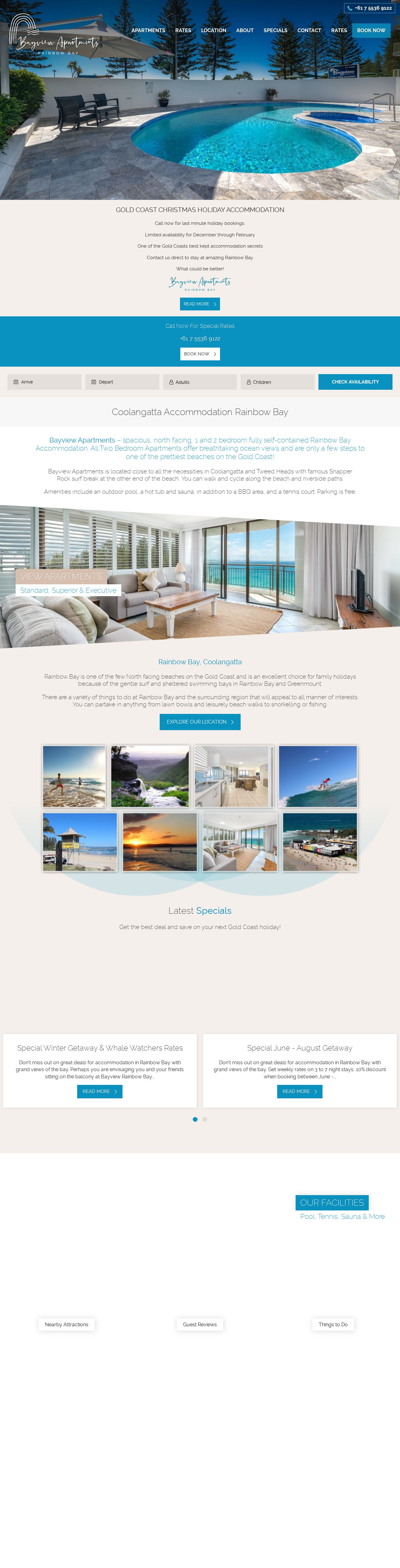 Coolangatta Accommodation website