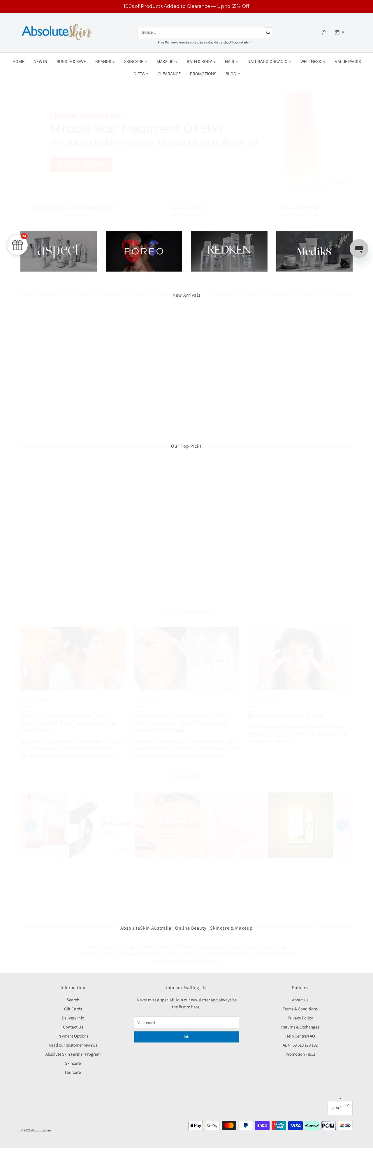 Absoluteskin website