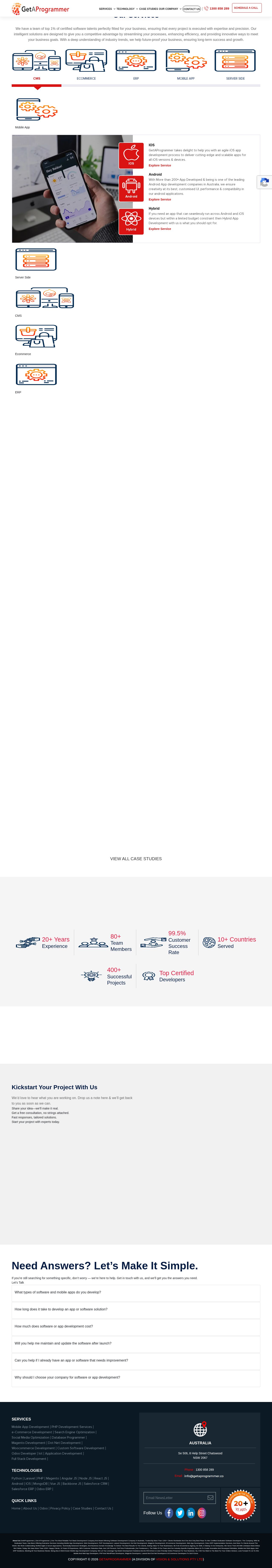 GetAProgrammer website