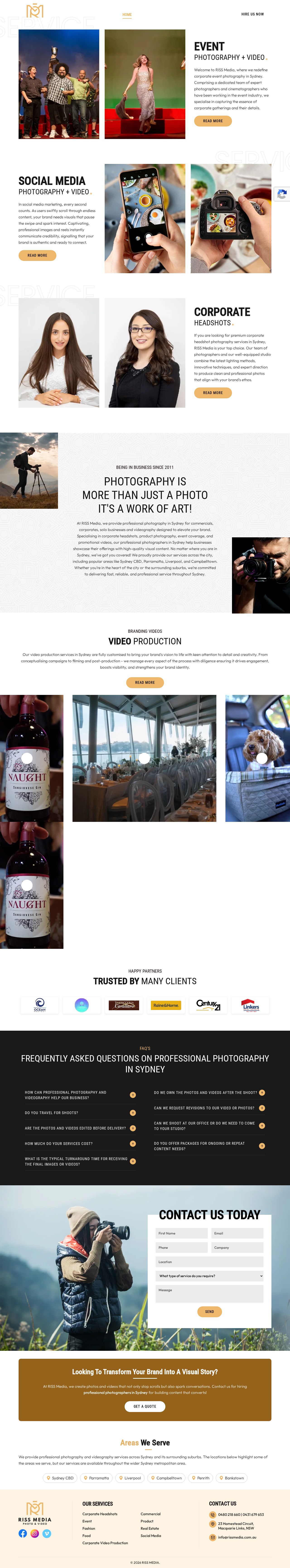 Riss Media website
