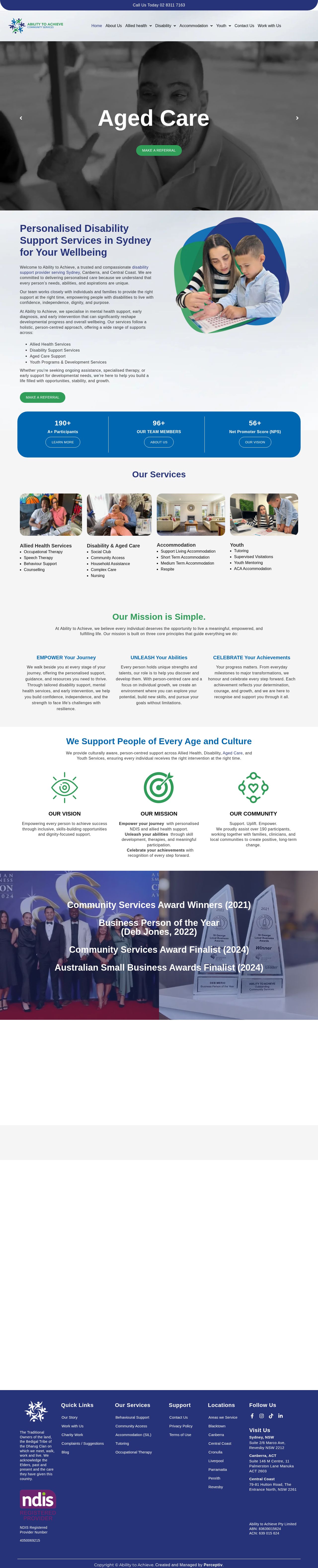 Ability to Achieve website