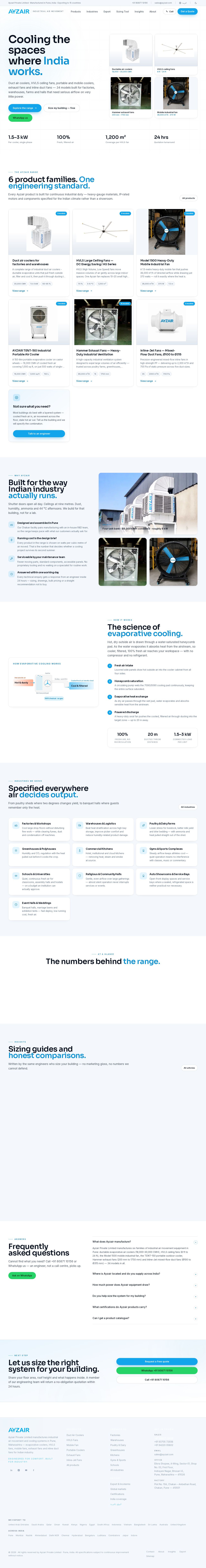 Ayzair Private Limited website