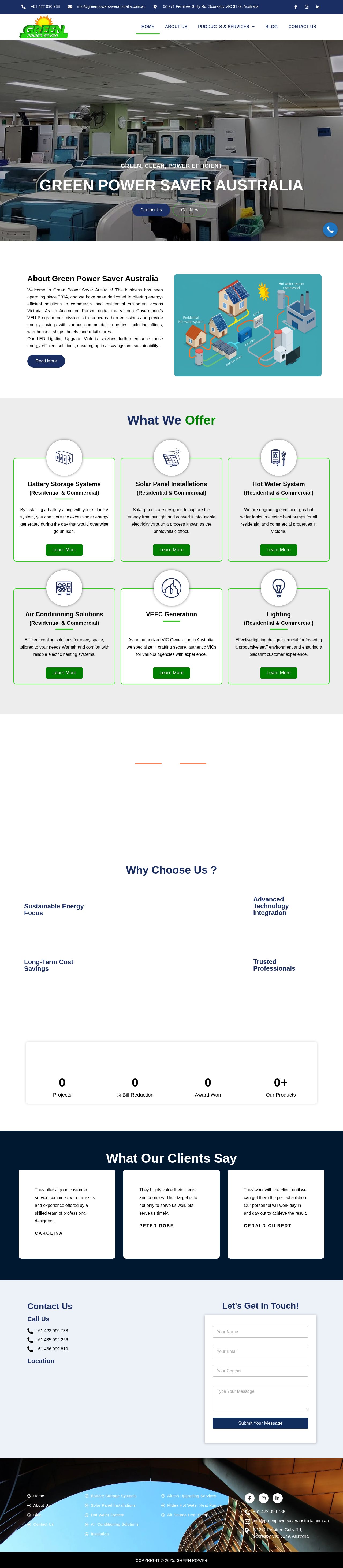Green Power Saver Australia website