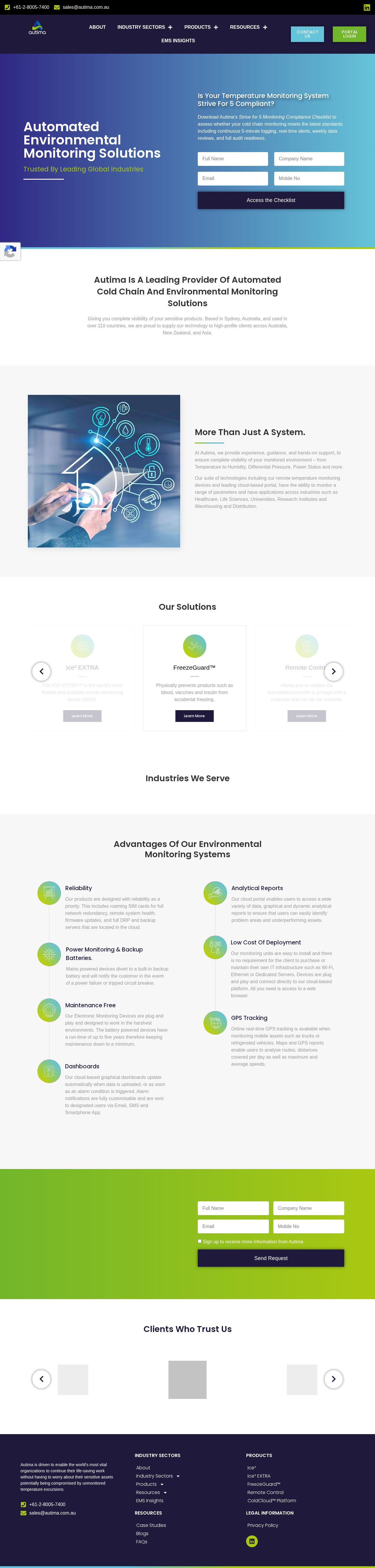 Autima website