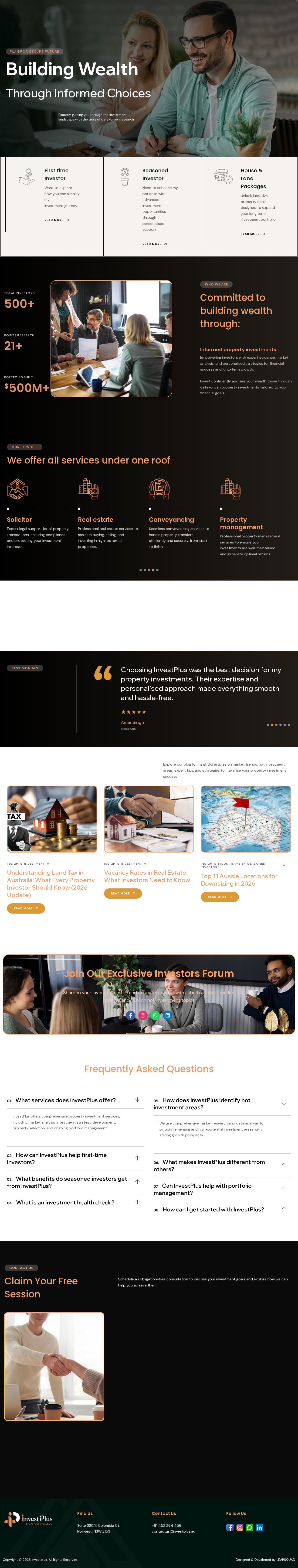 InvestPlus website