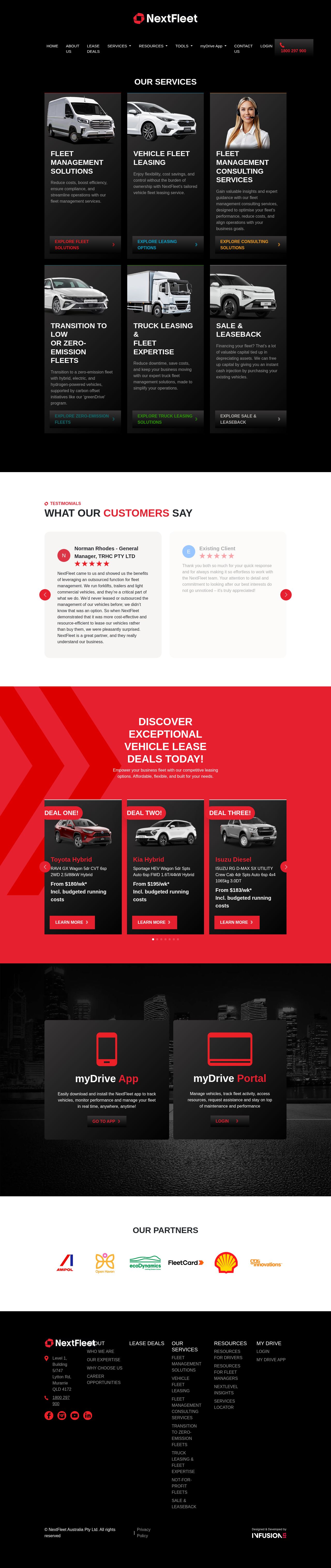 NextFleet website