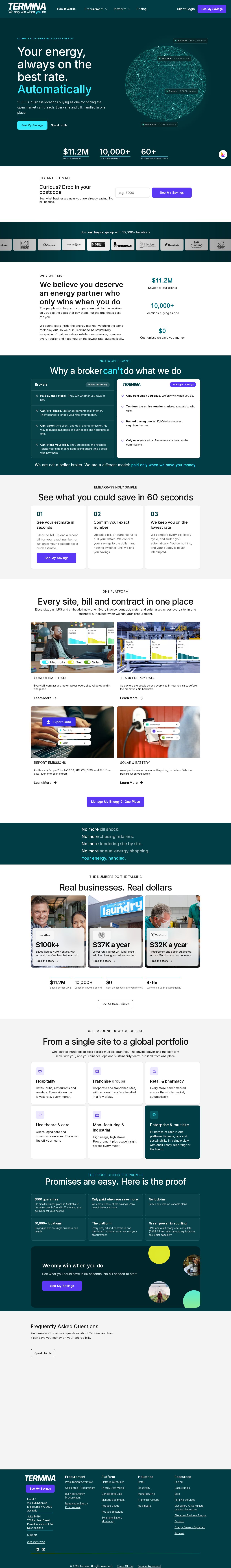 Termina website