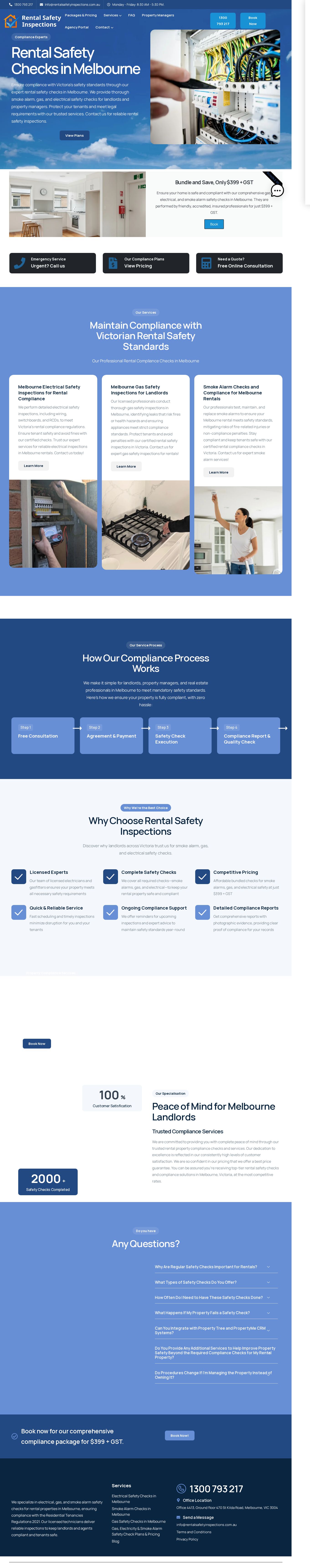 Rental Safety Inspections website