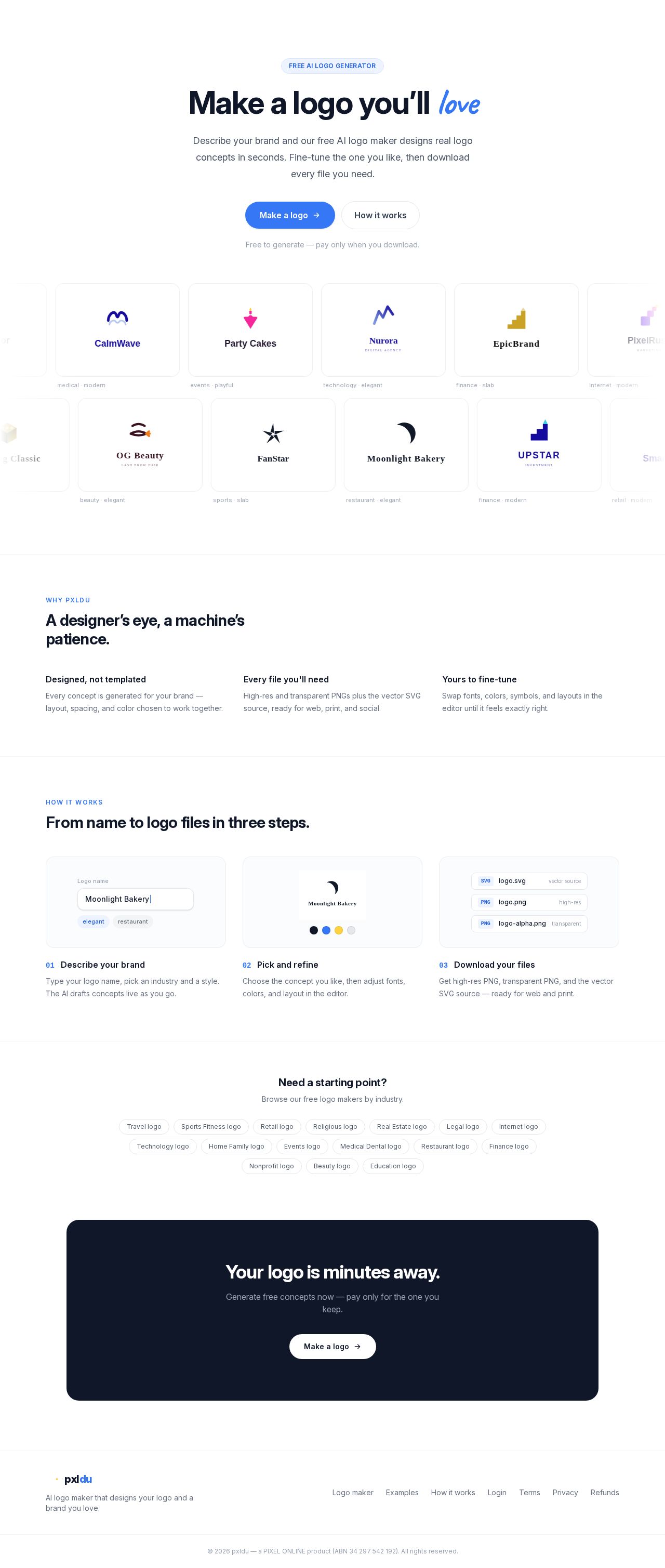 Free Logo Maker & Generator AI Powered website