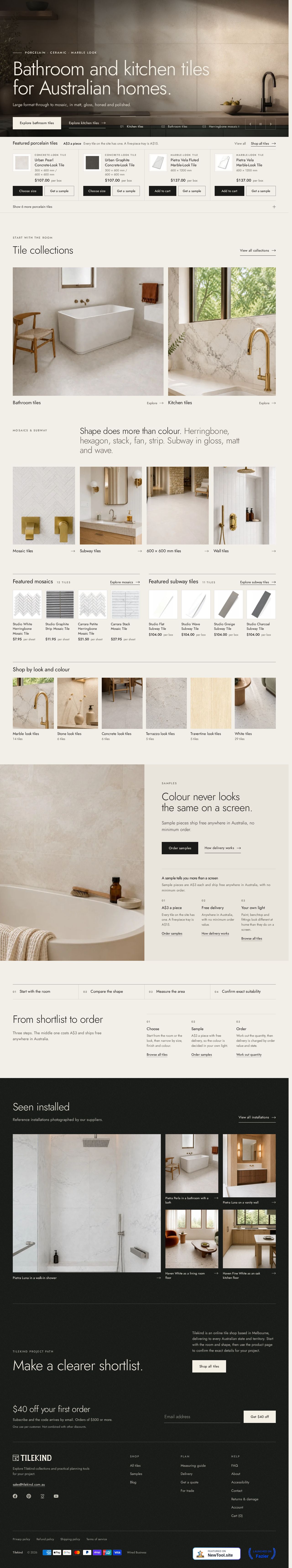Tilekind website