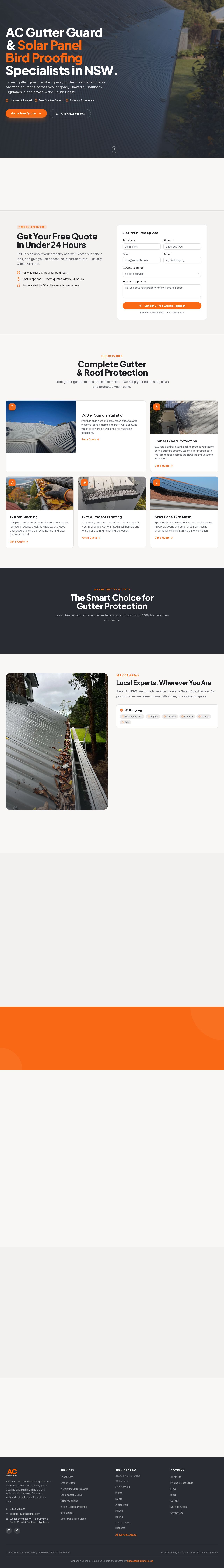 AC Gutter Guard website