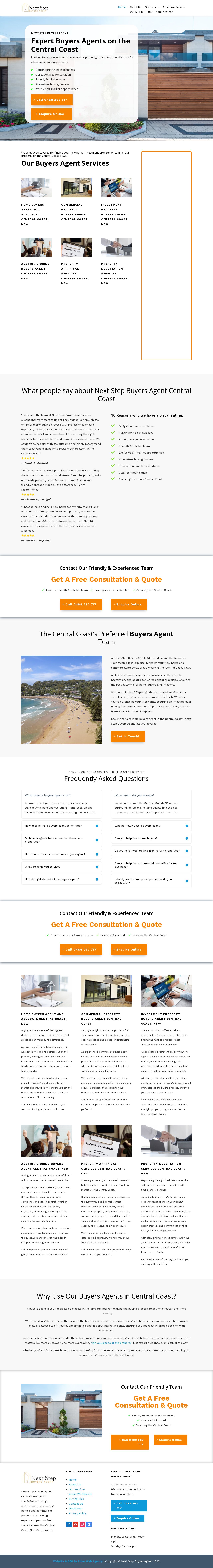 Next Step Buyers Agent website