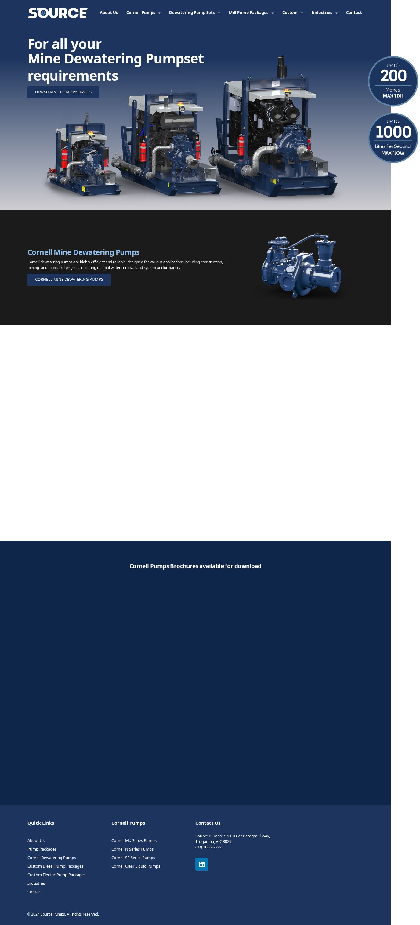 Source Pumps website