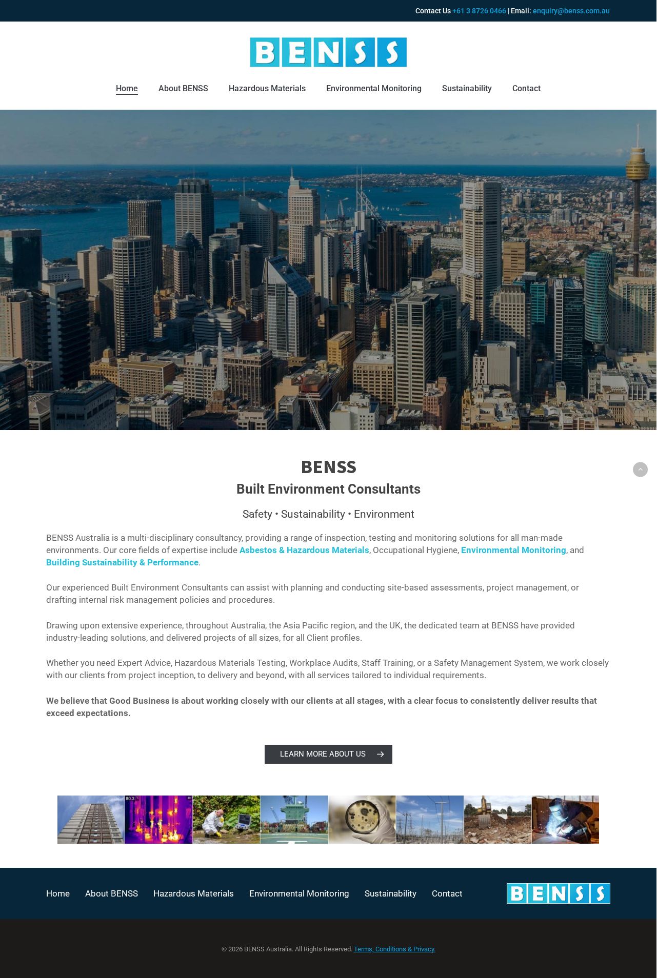 BENSS Australia Pty Ltd website