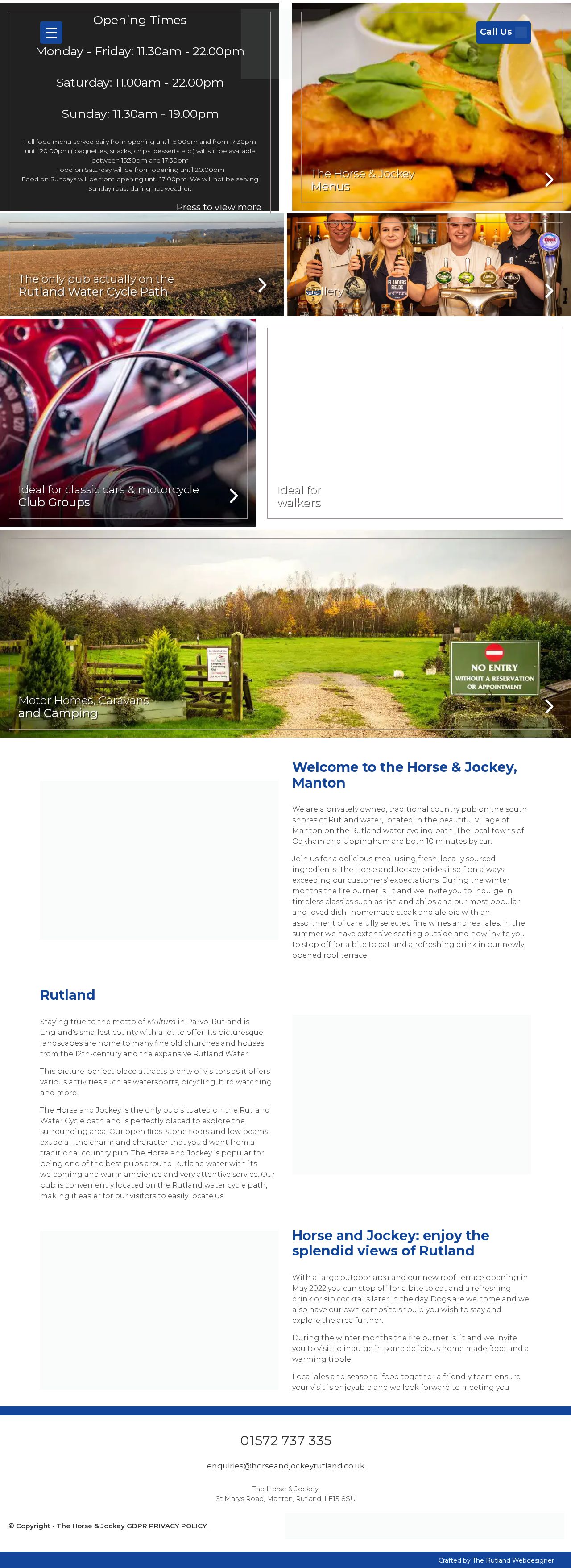 The Horse & Jockey website