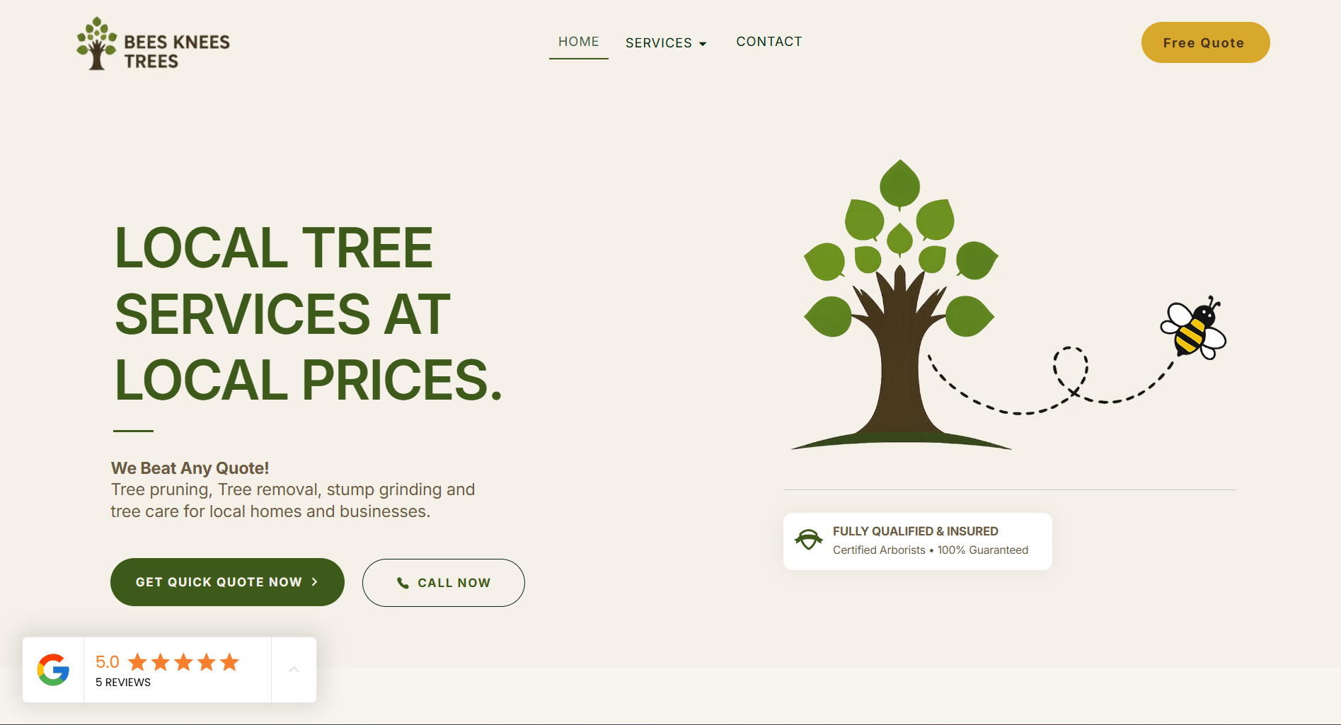 Bees Knees Trees cover photo