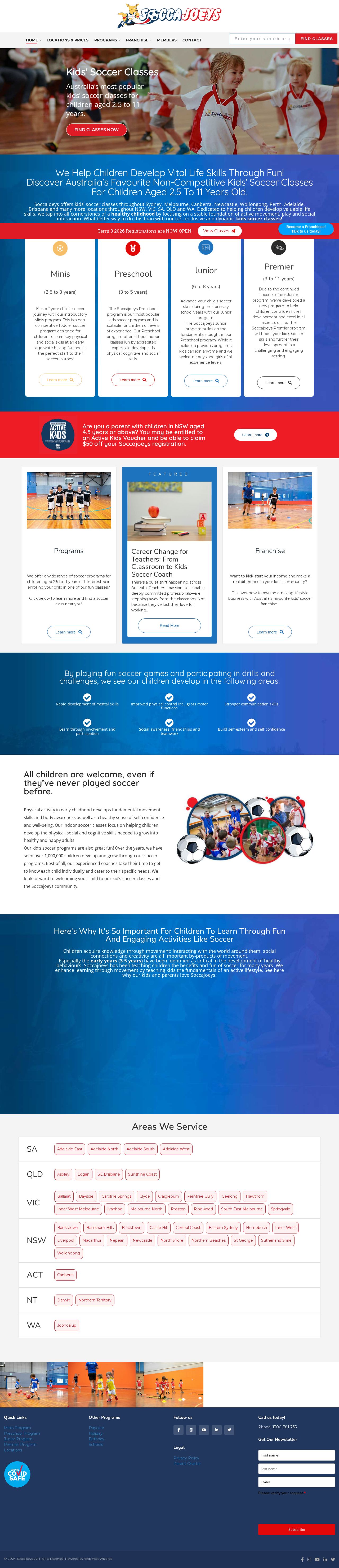 Soccajoeys website