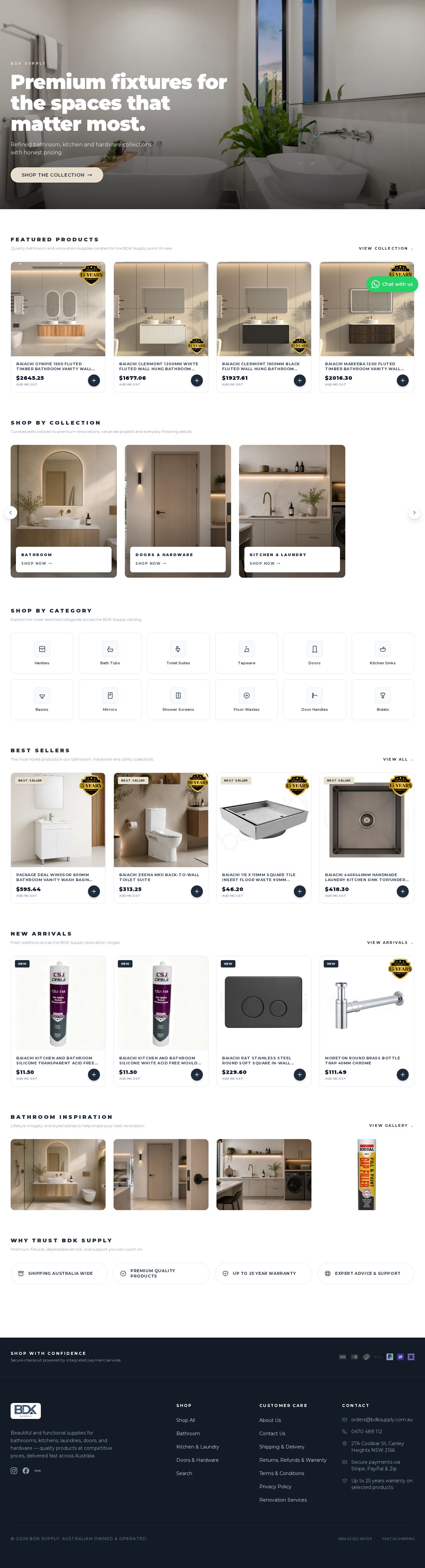 BDKSupply Australia website