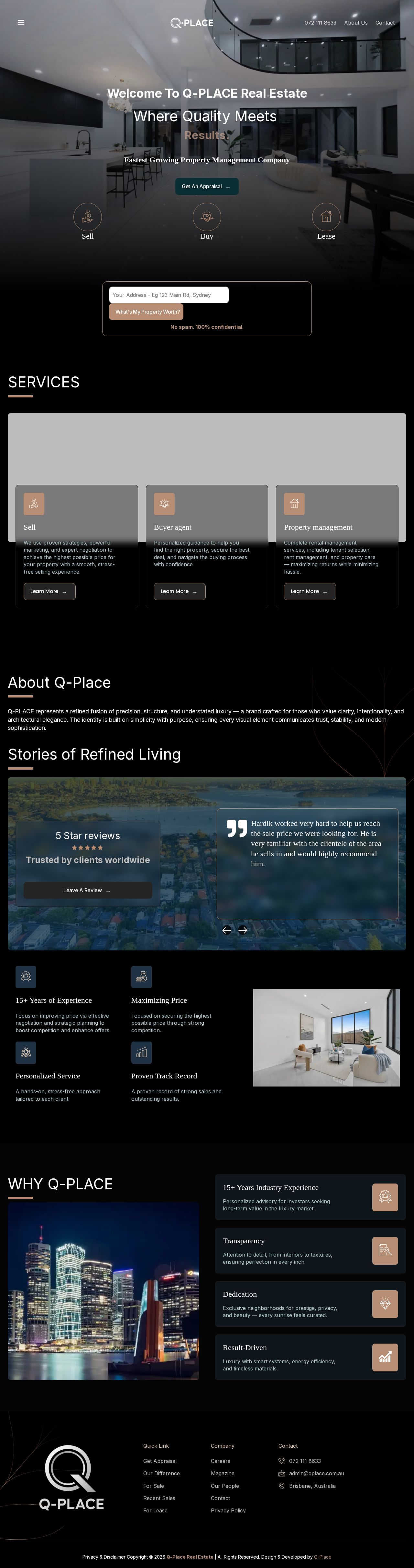 Q-Place website
