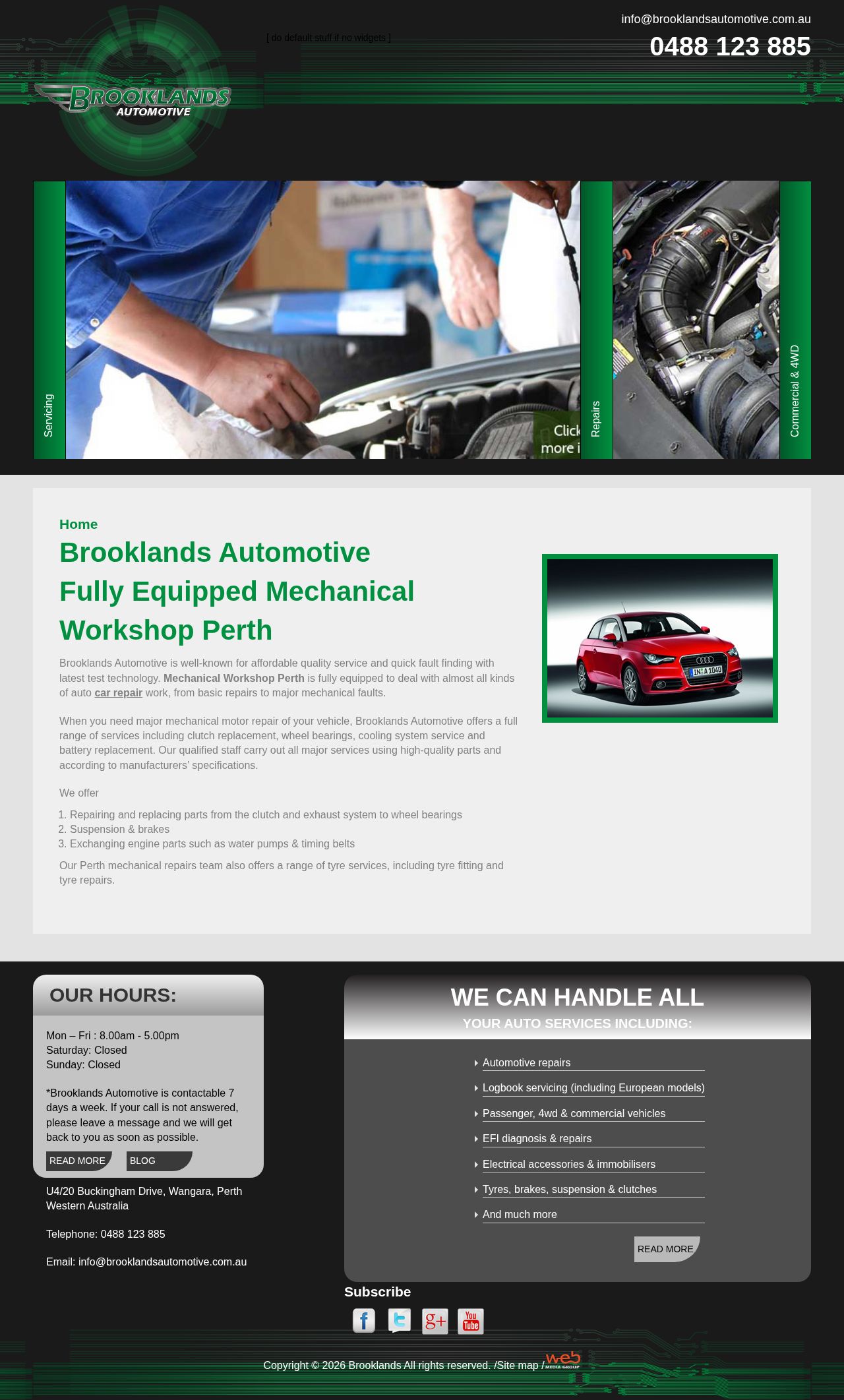 Brooklands Automotive website