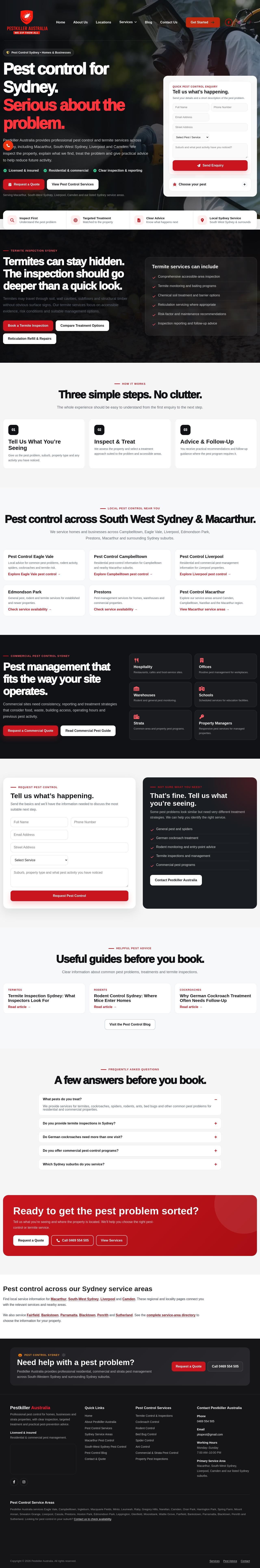Pestkilleraustralia website