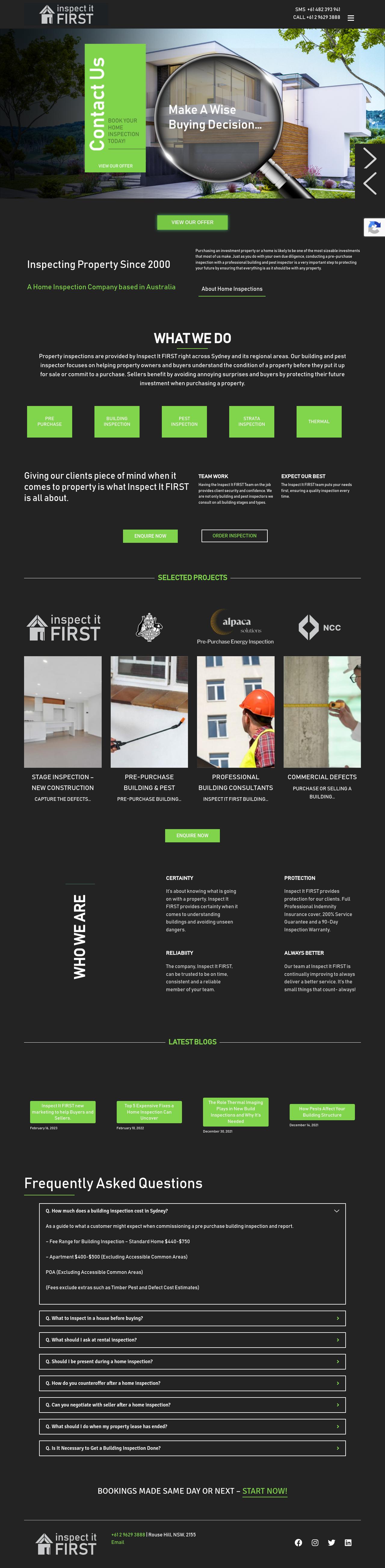 Inspect It First website